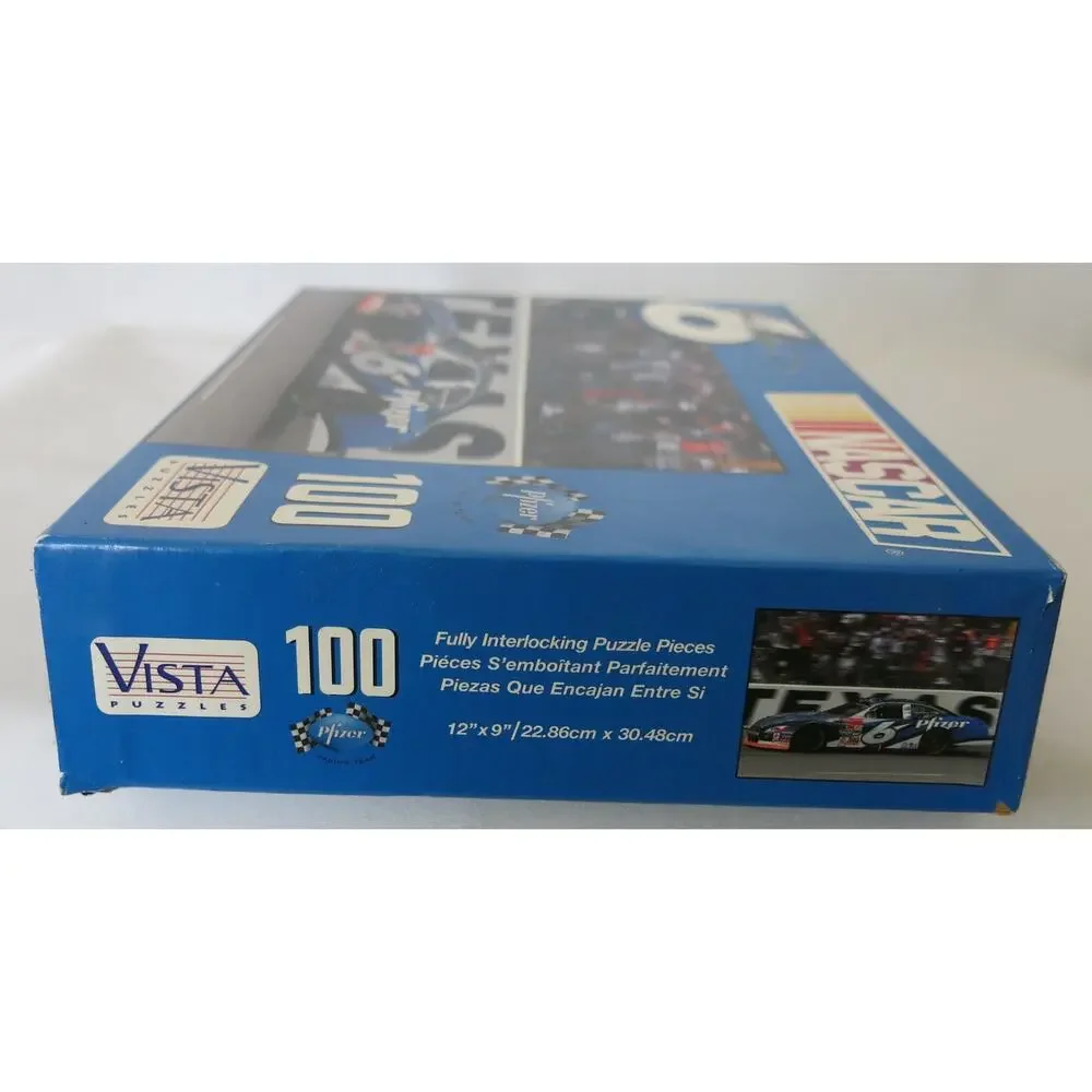 NASCAR Pfizer Racing Mark Martin #6 NEW Puzzle 100 Pieces Vintage 2001 Toy Game